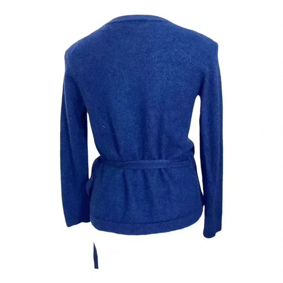 J.Crew cashmere sweater wrap black label size large capsule wardrobe - Picture 3 of 5